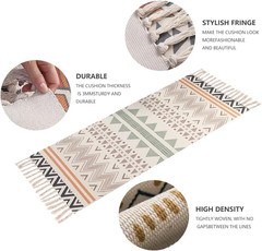 Cotton Yoga Mat – Absorbent, Grippy Tight Weave, Ashtanga & Hot Yoga Rug, Helps