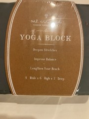 Oak And Reed Yoga Foam Blocks 9″ x 6″ x 3″ *TWO INCLUDED IN PRICE