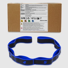 Fitness Resistance Band For Stretching & Yoga 8 Loops Elastic Exercise Band 90cm