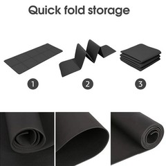 Yoga Mat Anti Slip Carpet Pilates with Sports Fitness EVA comfortable Foam 4mm