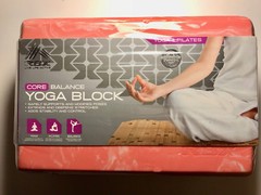 RBX Yoga & Pilates Block-Core Balance-Pink -Live Life Active-NEW