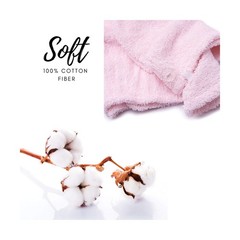 KEEPOZ Hair Towel Wrap Quick Dry 100% Cotton Super Absorbent Tu… Fast USA SHIP