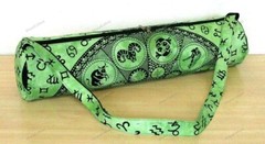 Indian Shoulder Strap Yoga Bags Handmade Mandala Printed Yoga Mat Bag