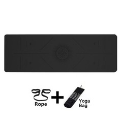 Non slip fitness and exercise yoga mat