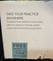 Soothe by Gaiam To & From Yoga Kit w/Videos Lime/Teal 24″W x 68″L Brand New