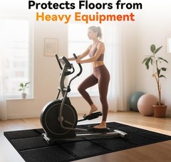 Walking Pad Treadmill Mat for Hardwood & Carpet Floors, 79″ × 39.4″, Extra Large