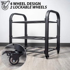 Yoga Mat Storage Rack – Ideal Cart for Yoga Mats & Gym Equipment