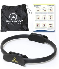 ProBody Pilates Ring Circle, Fitness Magic One Size, Black