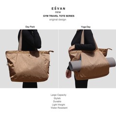 Yoga Tote Bag Women Shoulder Drawstring Office Workout Travel Pilates Gym