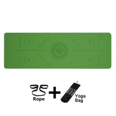 Non slip fitness and exercise yoga mat