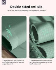 NonSlip Large Yoga Mat,Extra Long and Wide Exercise & Fitness Mat 72″Lx32″Wx7…
