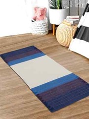 Yoga Mat Thick Non Slip Organic Cotton Exercise Workout Mat Pilates Rug 2×6 FT