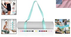 Deluxe Adjustable Yoga Mat Strap – Extra Thick & Comfy, Ideal for All Sizes