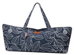 Large Yoga Mat Bag for Women Men, Travel Gym Bag for Pilates Office Leaves