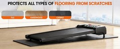 Walking Pad Treadmill Mat for Hardwood & Carpet Floors, 79″ × 39.4″, Extra Large
