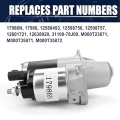 FEXON 17986 Starter Replacement for 07-16 GMC Acadia, 08-17 Buick Enclave