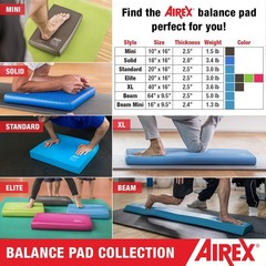 AIREX Balance Pad – Stability Trainer for Balance, Stretching, Physical Th