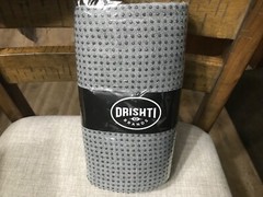 Drishti Brands Evil Eye 72″ Yoga Towel (Grey)