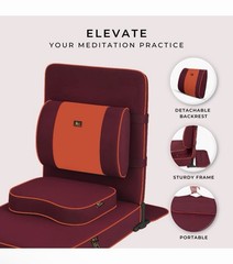 Friends Of Meditation Extra Large Meditation Chair and Yoga Chair W/ Back Supp