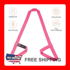 Pink Yoga Mat Sling Strap for Adults – Polyester Carrying Holder