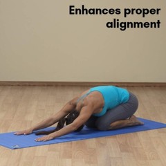 Body-Solid 3mm Thick Non-Slip Yoga Mat for Home Workout, Pilates and Exercise