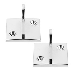 2 Pcs Wall Mount Pad Eye Barrier Rope Hanging Accessories Ceiling Hook
