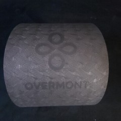 Black Overmont Yoga Back Deep Stretching Rolling Roller Foam Wheel 2 Piece Set