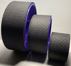 EYCI 3 Piece Yoga Wheel Set Purple Brand New