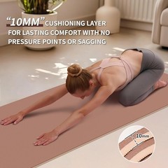 High Quality Non-Slip Yoga Mat Thick Cushioning Portable Exercise Mat Home Gym