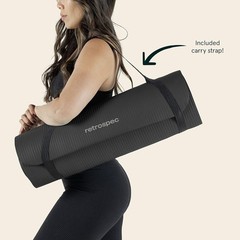 Non-Slip & Easy Care Solana Yoga Mat – 72x24in Thick Foam for Fitness & Pilates