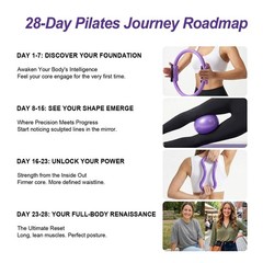 13 Piece Pilates Kit for Women, Home Pilates Ring and Ball Set with 5 Resista…