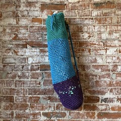 handmade crochet Yoga Bag Multi Colored 2ft X 6 Inches