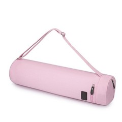 Pink Yoga Mat Bag,Full-zip Exercise Yoga Mat Canvas Carry Bag for and Men – D…