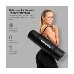 Yoga Mat Premium Non Slip Thick – Extra Comfortable Exercise Mat fo… Fas