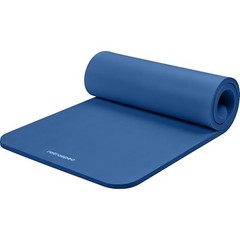 Denim Blue Solana Yoga Mat – 1″ Thick & Non-Slip Nylon Strap – 1″ Thick