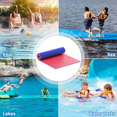 Oversized Lily Pad Floating Mat, 3 Layer 7’/9’/12’/18′ Floating Water Mat,Ocean,