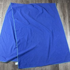Manduka EQua Yoga Mat Towel Blue 25×68”
