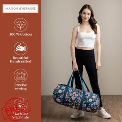 Maison d’ Hermine Happy Florals Yoga Mat Bag