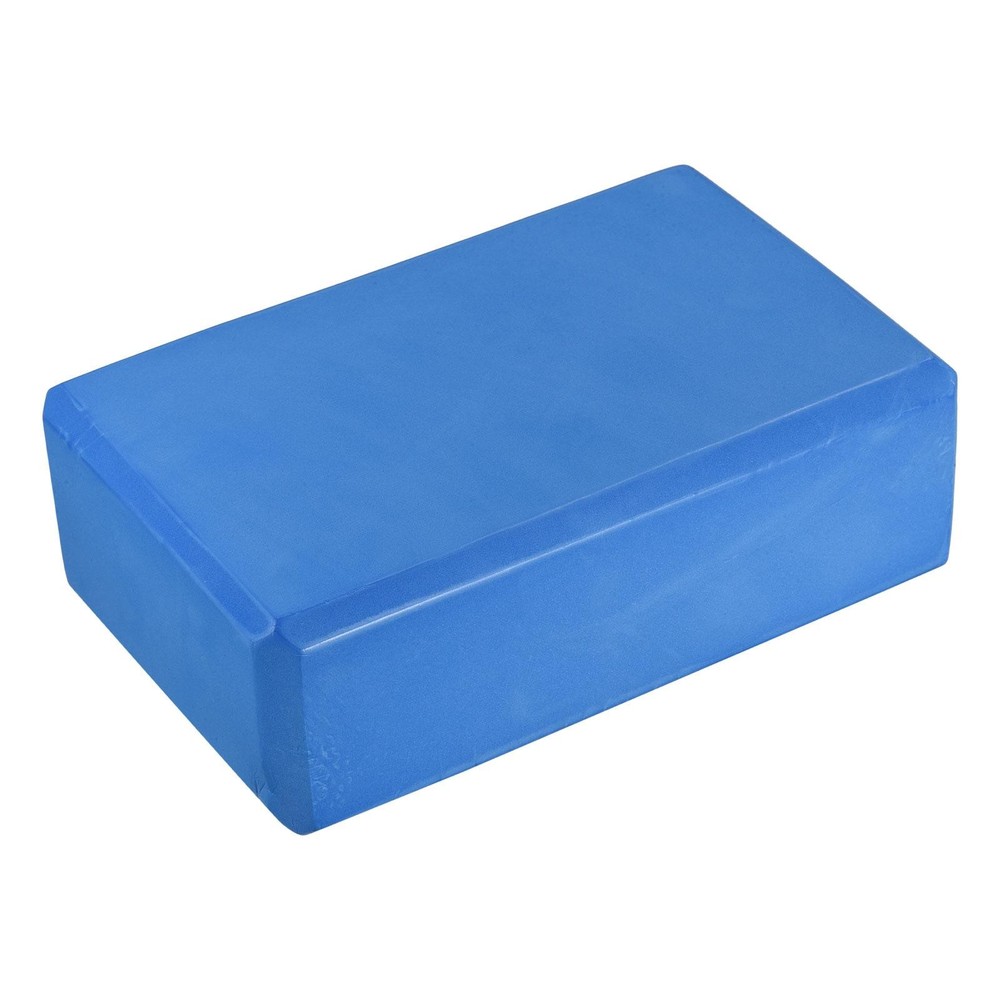Yoga Block 9″ x 6″ x 3″ Lightweight High Density EVA Foam Brick, Blue
