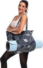 Yoga Bags for Women with Yoga Mats Bags Carrier Carryall Canvas Tote for Pilates