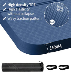 Premium Large Exercise Mat – Thick Yoga & Workout Mat with Free Carry Bag