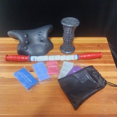 LOT Yoga/Massage/Roller/Bands Cervical Stretch Pillow Foot Roller The Stick Etc.