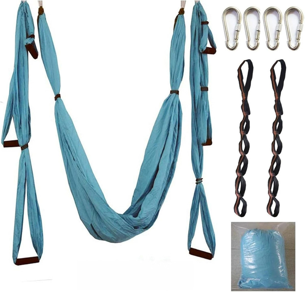 Anti-Gravity Aerial Yoga Hammock Stretch Strap(Blue)