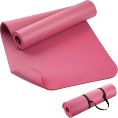 KEEP 10mm Extra Thick NBR Yoga Mat, 72×24 Inch, Non-Slip for Yoga & Pilates