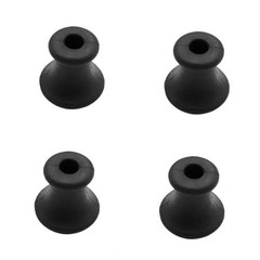 Set of 4 Non-Slip Rubber Tuning Fork Holders & Bases—4 Pcs—Speaker Sound