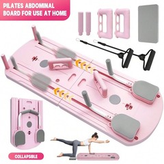 8 in 1 Pilates Board Resistance Bands Foldable Home Gym Workout Set