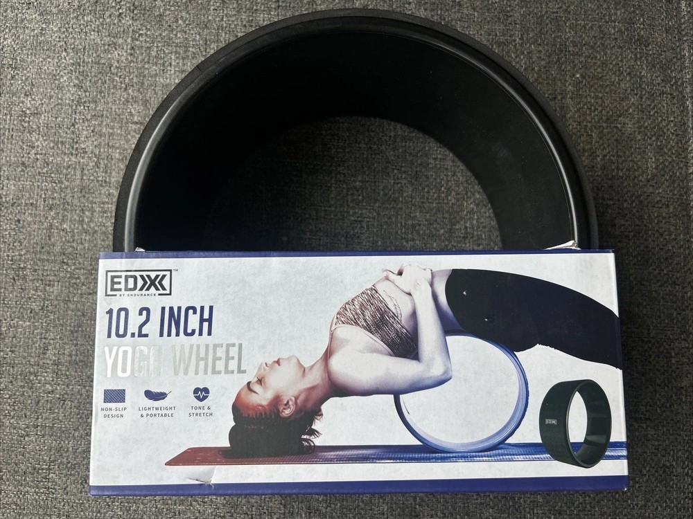 EDX Wheel Plus 10.2Back Roller Wheel Pain Relief Muscle Stretching Deep Tissue