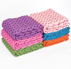 Non-Slip Microfiber Hot Yoga Towel Mat Cover for Yoga and Pilates