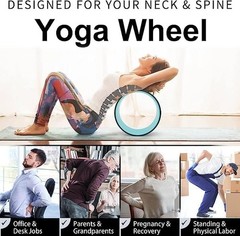 Extra Cushioned 13” Yoga Wheel – Your Essential Tool for Posture Improvement