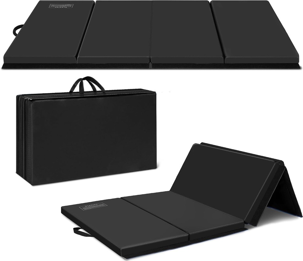 3’x6’x2 Thick Folding Gymnastics Exercise Mat Aerobics Stretching Yoga Mats